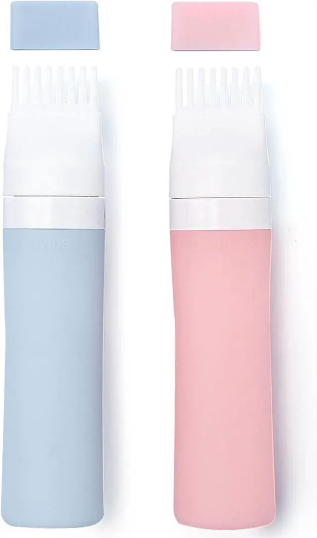 Main image of 2 Pack Silicone Hair Oil Applicator Bottle, 2.7 Ounce Scalp Oil Applicator