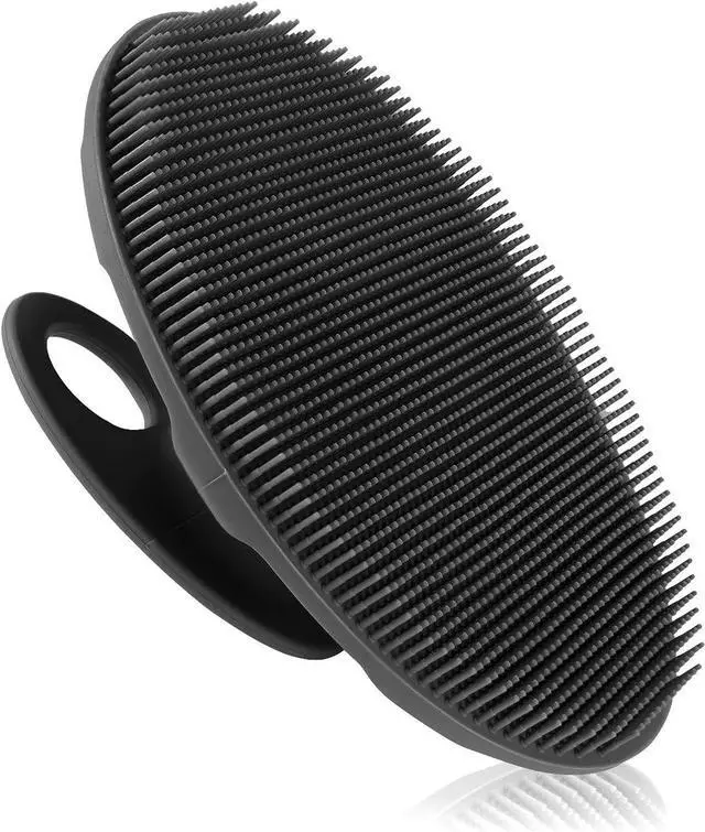 Main image of INNERNEED Silicone Body Cleansing Brush Exfoliating Scrubber, Black
