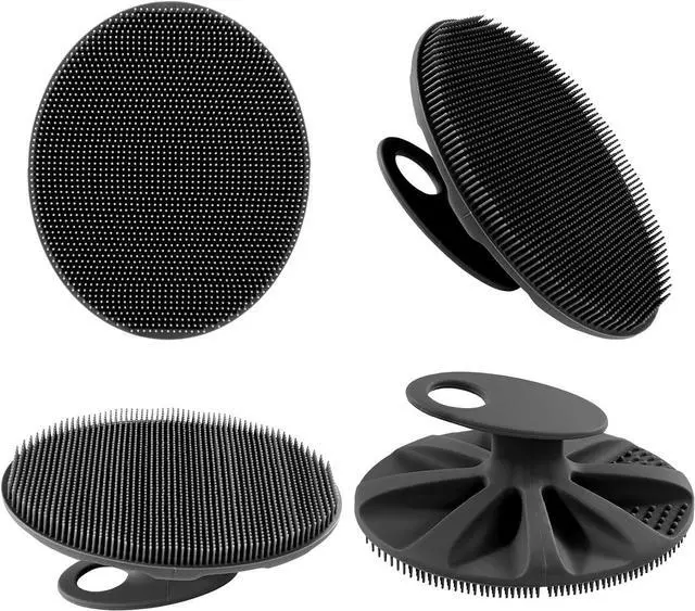 Alt view image 7 of 7 - INNERNEED Silicone Body Cleansing Brush Exfoliating Scrubber, Black