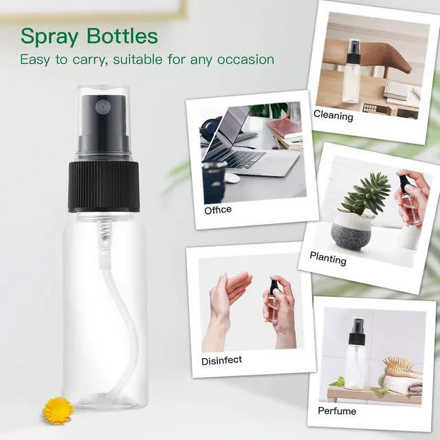 Alt view image 3 of 7 - LISAPACK 1oz Small Spray Bottle (12 Pack), Mini Travel Size Plastic Sprayer