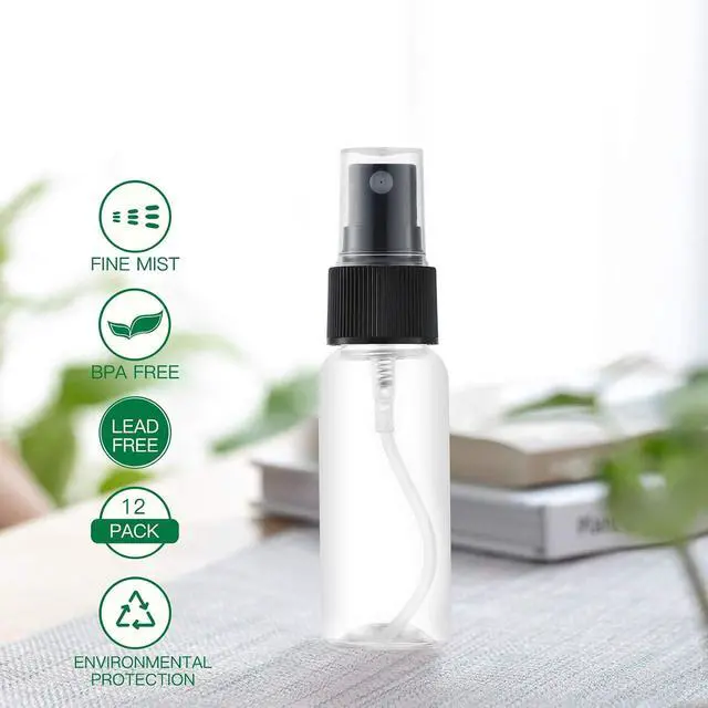 Alt view image 4 of 7 - LISAPACK 1oz Small Spray Bottle (12 Pack), Mini Travel Size Plastic Sprayer