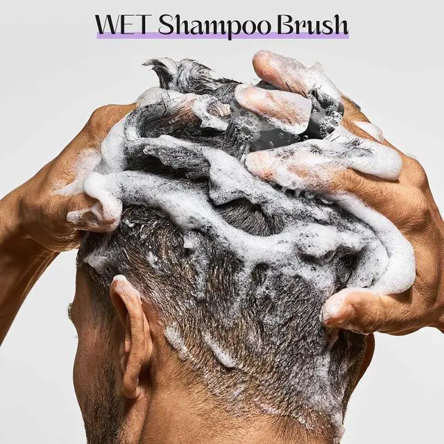 Alt view image 5 of 6 - 4PCS Hair Scalp Scrubber Massager Brush Head Exfoliator Shower Shampoo Comb