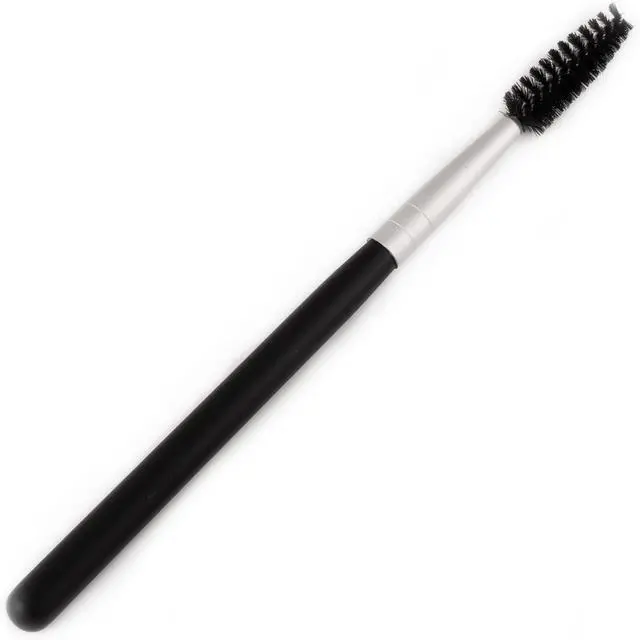 Alt view image 7 of 7 - Italy Eyebrow Scissors with Wooden Handle Spoolie Grooming Kit