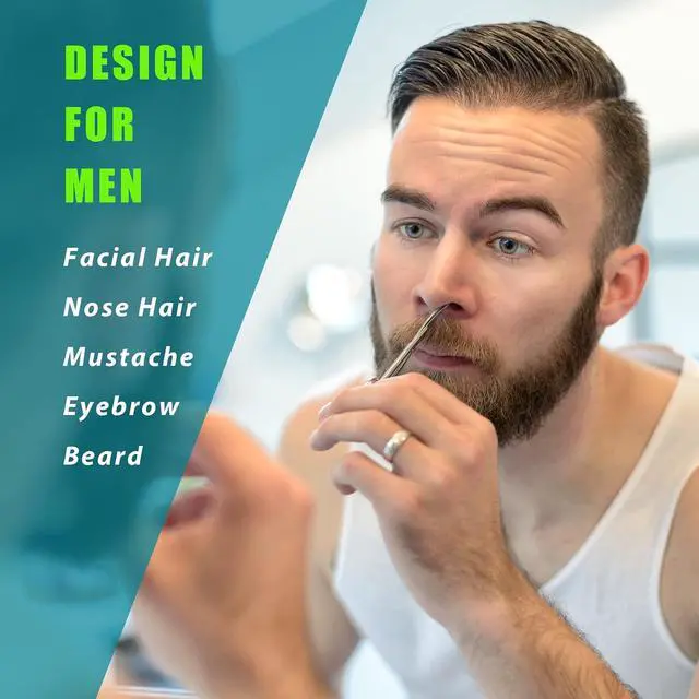 Alt view image 5 of 7 - LePinko Facial Hair Small Grooming Scissors For Men Women,2PCS Cover,Black