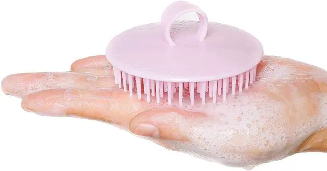 Alt view image 5 of 5 - 4PCS Hair Scalp Scrubber Massager Brush Head Exfoliator Shower Shampoo Comb