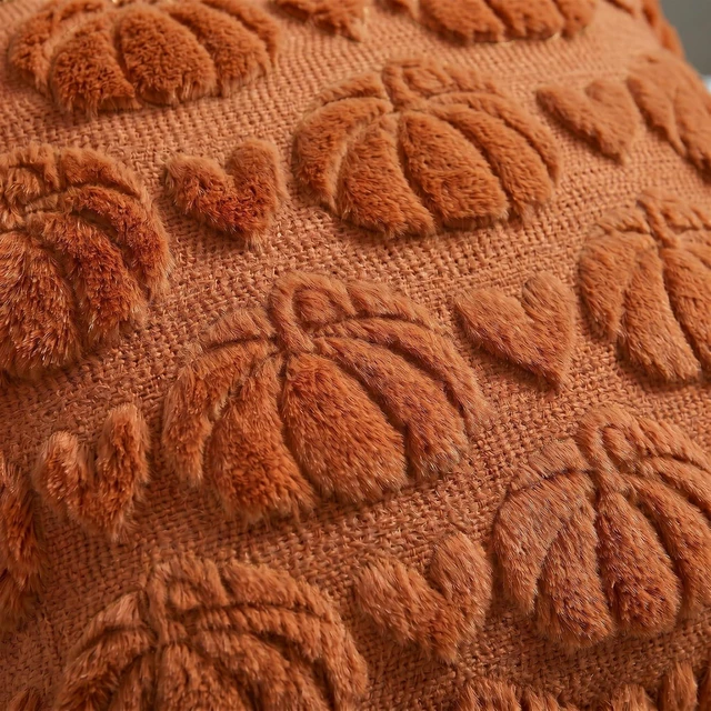 Alt view image 6 of 7 - Caramel Beige Pumpkin Fall Throw Pillow Covers 18x18 Inch