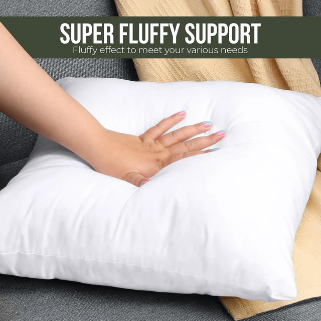 Alt view image 5 of 7 - Throw Pillows, 18x18 Pillow Inserts, Pack of 1, White