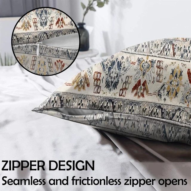 Alt view image 5 of 7 - Body Pillow Cover - Super Soft Microfiber Body Pillow Case,Hidden Zipper,Print Pattern,Comfortable Fabric,Lightweight and Breathable,The Size is 20 "X 54(01-Brown Bohemian)