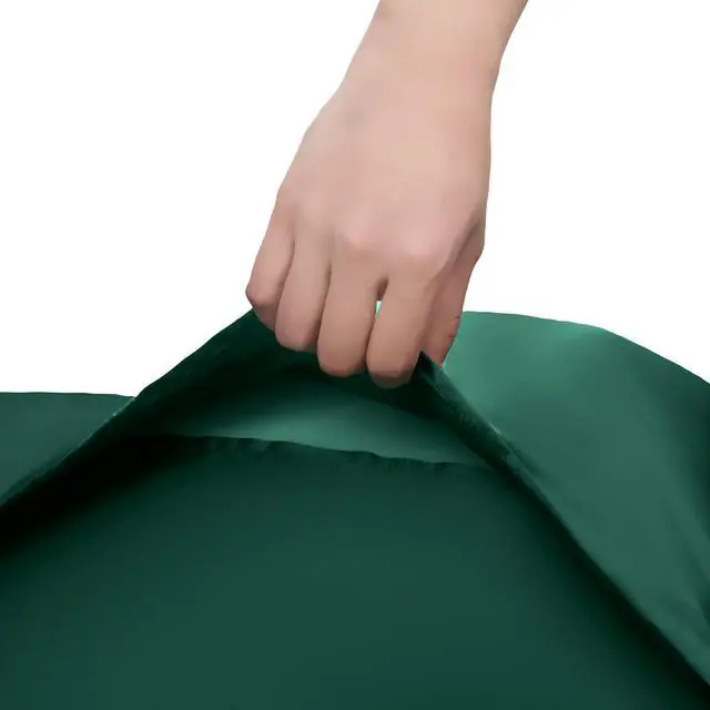Alt view image 4 of 7 - Satin Body Pillow Cover, Blackish Green, 20 x 54 Inch