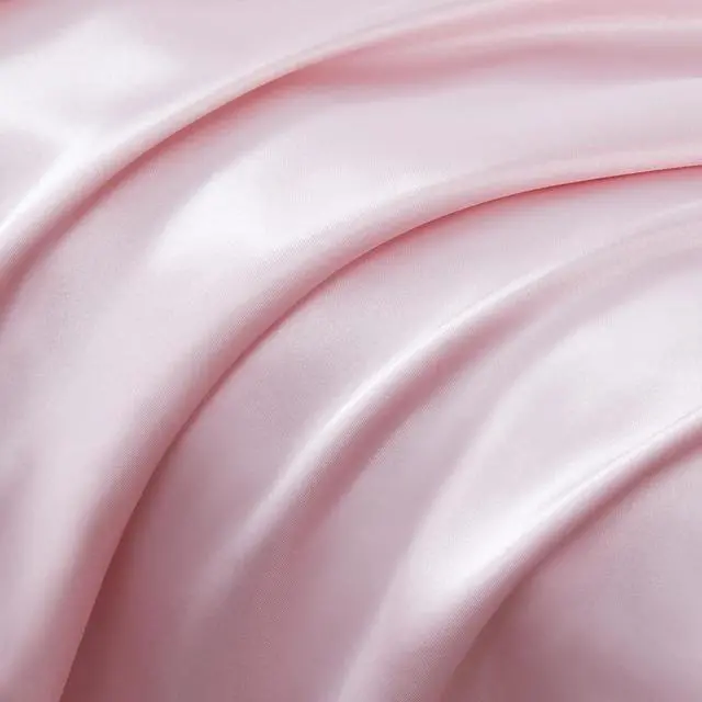 Alt view image 4 of 7 - Ruffled Queen Satin Pillowcase Set of 2, Blush Pink Silky Satin Pillow Cases for Women Ruffle Pillow Shams Covers Princess Room Decoration, with Envelope Closure