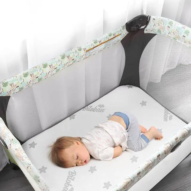 Alt view image 5 of 7 - Pack and Play Mattress Protector Cover Zipper, Playard Mattress Encasement