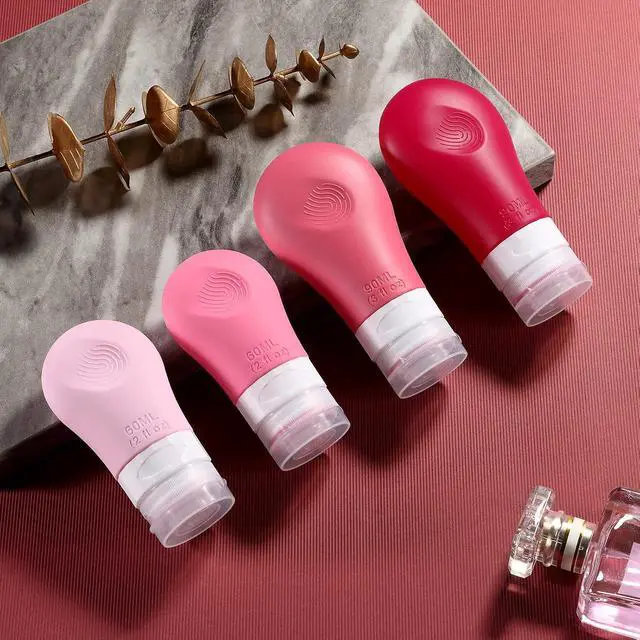 Alt view image 5 of 7 - 16 Pack Travel Bottles Set for Toiletries,TSA Approved Travel Size Containers Leak Proof Silicone Squeezable Tubes Travel Accessories 2oz 3oz for Shampoo Conditioner Lotion Body Wash