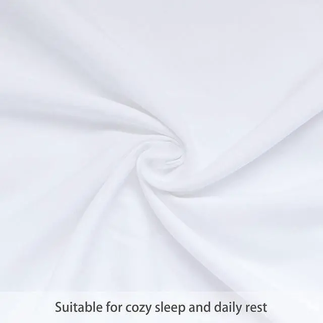 Alt view image 3 of 6 - 2 Pack Microfiber Toddler Pillowcases, 14 x 20 Inches Fits Baby Pillow Sized 12 x 16, 13 x 18 or 14 x 20, Soft and Cozy Small Travel Pillow Covers with Envelope Closure, White