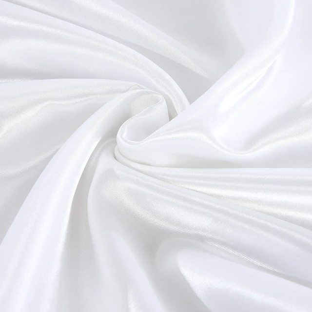 Alt view image 5 of 6 - 2PC Satin Pillowcase for Hair and Skin, Luxurious and Silky Pillow case (Standard(20"x30"), White)