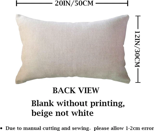 Alt view image 5 of 6 - Relax Lumbar Throw Pillow Case 12×20 Inch Housewarming Gifts Farmhouse Yellow Decorative Rectangular/Waist Cushion Cover for Sofa Beach Porch Bench Decor (12"×20", Yellow)