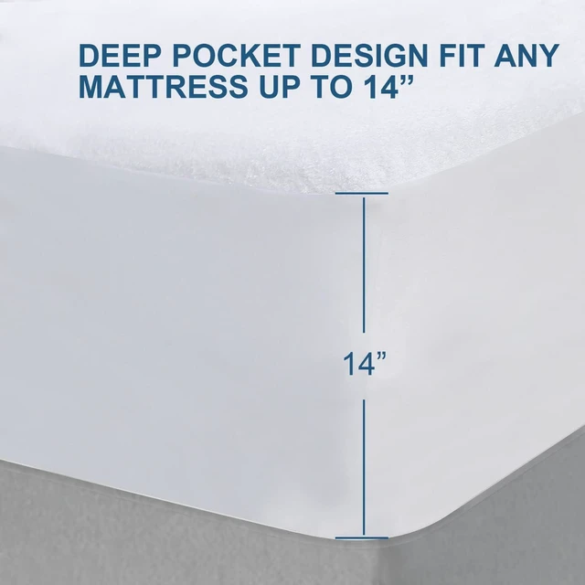 Alt view image 5 of 6 - Twin XL Mattress Protector Cover Cooling,Extra Long Twin Waterproof Cover