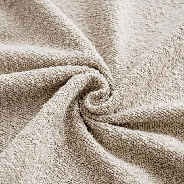 Alt view image 3 of 7 - Textured Boucle Throw Pillow Covers Accent Solid Lumbar Pillow Cases Cozy Soft Decorative Couch Cushion Case for Chair Sofa Bedroom Living Room Home Decor, 12 x 20 Inch,Beige Oatmeal