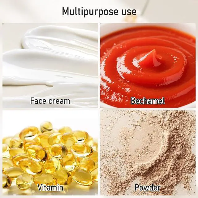 Alt view image 7 of 7 - Travel Containers for Cosmetics Toiletries 0.88 Oz 4 Pack Small Silicone Refillable Mini Jars with Lid Handcream Eyes Cream Hair Gel Wax Pills Moisturizer Earrings Container Rose