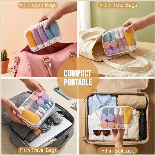 Alt view image 6 of 7 - 20 Pack Travel Bottles Set for Toiletries