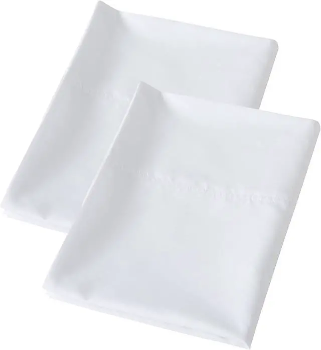 Alt view image 7 of 7 - Body Pillow Cover(2 Pack), Ultra Soft Microfiber Pillowcases, Breathable Long Pillow Case, Envelope Closure - White (20x54 inch)