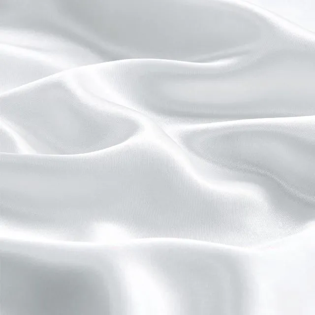 Alt view image 3 of 6 - Satin Pillowcase with Zipper 2 Pack, White Pillow Cases Standard Size, Super Soft and Cooling Similar to Silk Pillow Cases, Gift for Women Men(20x26 Inches)