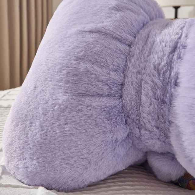 Alt view image 2 of 7 - Bow Pillow Cute Room Decor Throw Pillows Butterfly Shaped Decorative Cute Pillows for Bed Sofa Cute Home Decor,Purple 10 * 8inch
