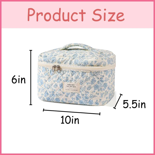 Alt view image 2 of 6 - Large Travel Quilted Makeup Bag for Women