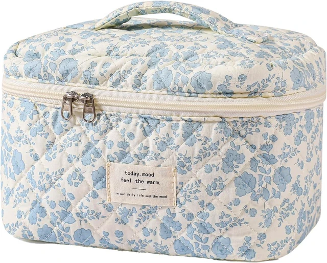 Main image of Large Travel Quilted Makeup Bag for Women