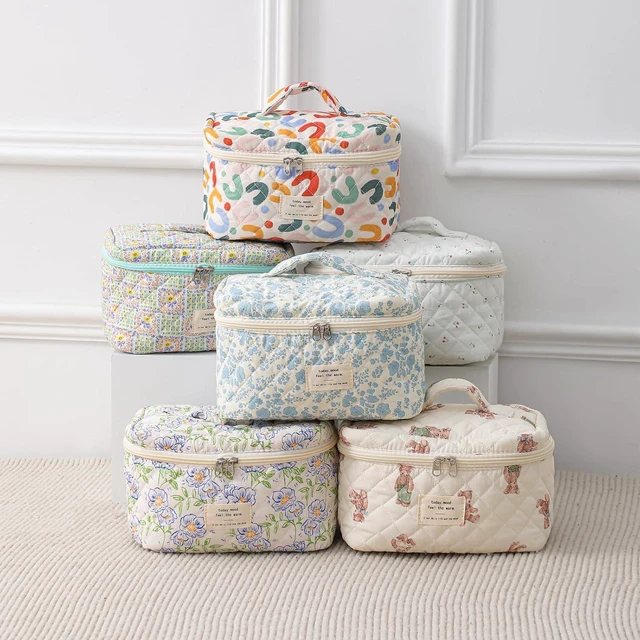 Alt view image 4 of 6 - Large Travel Quilted Makeup Bag for Women
