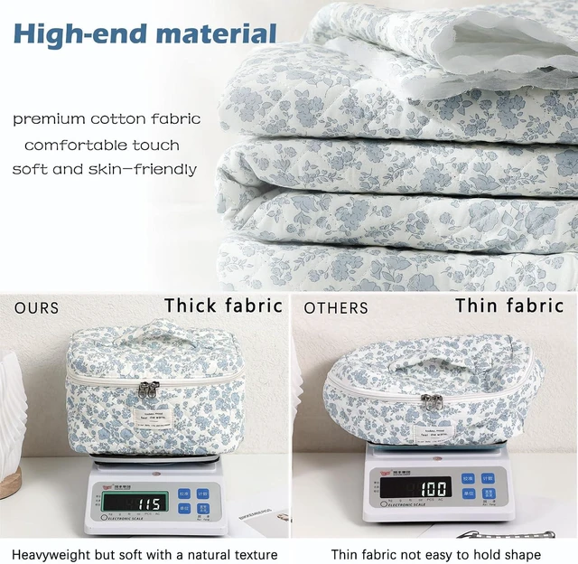 Alt view image 5 of 6 - Large Travel Quilted Makeup Bag for Women