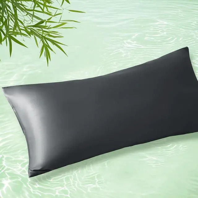 Main image of Dark Grey Body 100% Rayon Derived from Bamboo Pillowcase