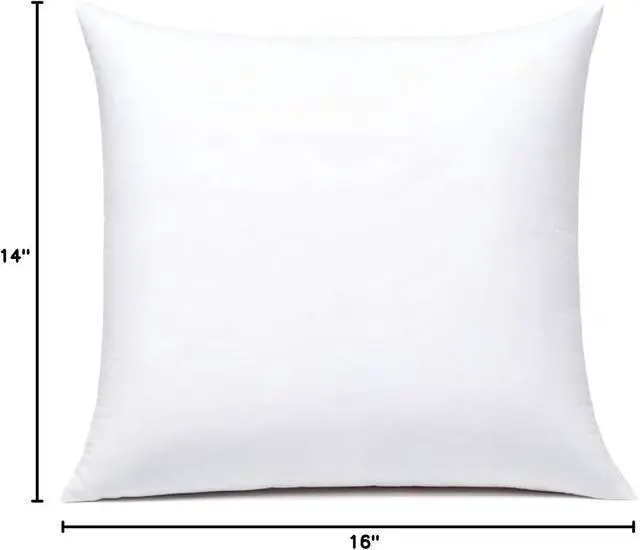 Alt view image 7 of 7 - Throw Pillow Inserts Hypoallergenic Premium Pillow Stuffer Square Form for Decorative Pillow Covers Cushion Set of 1-18 x 18 Inches