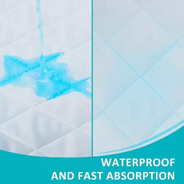 Alt view image 4 of 7 - 3 Pack Washable Underpads 18"x24" , Pee Pads for Kids, Dogs, Small