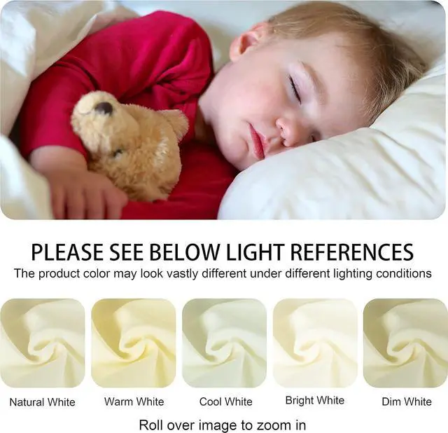 Alt view image 6 of 6 - Zippered Toddler Pillowcases Set of 2, 100% Brushed Microfiber 13x18 Pillowcases, Super Soft and Cozy Travel Kids Nursery Pillow Cases, 13x18 Inches, White