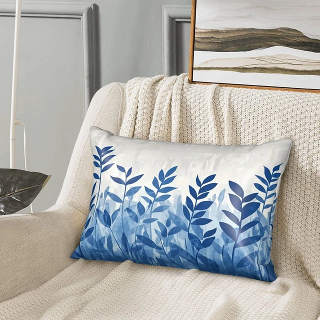 Alt view image 7 of 7 - Elegant Leaves Satin Pillowcase with Zipper Queen Size Pillow Cover 20"x30" Silk Pillow Case for Hair and Skin Cooling Pillowcase