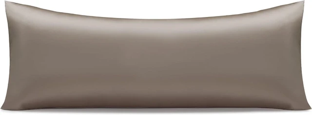 Main image of Body Long Pillowcase, Similar to Silk Pillow Case, Coffee