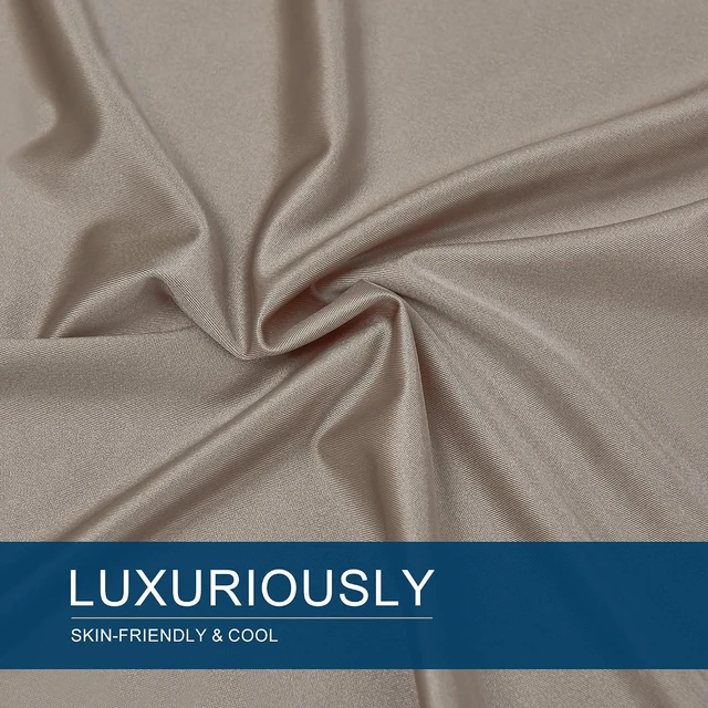 Alt view image 5 of 7 - Body Long Pillowcase, Similar to Silk Pillow Case, Coffee