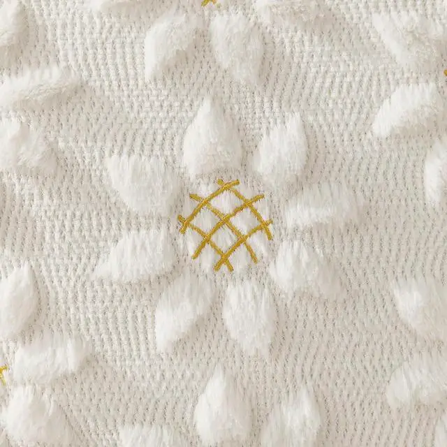 Alt view image 4 of 6 - Spring Summer Pillow Covers 18x18 inch Set of 2 Farmhouse Decor Yellow Color Flower Heart Sunflower Soft Plush Faux Fur Jacquard Throw Pillows for Sofa Holiday Spring Home Decor PTK024C18