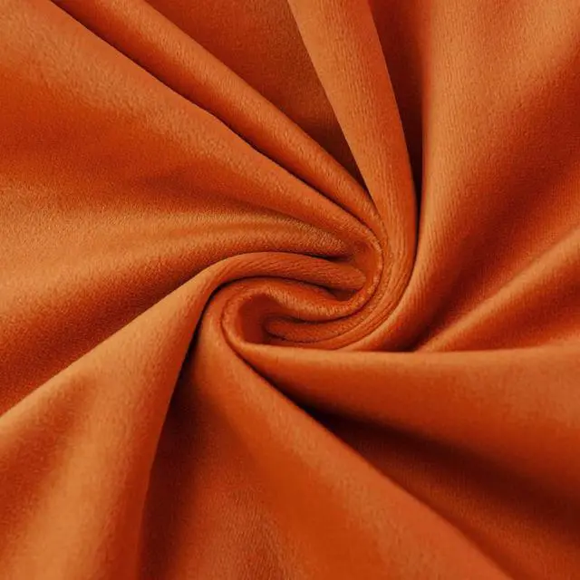 Alt view image 2 of 4 - Burnt Orange Rust Fall Velvet Throw Pillow Covers 18x18 Set of 2