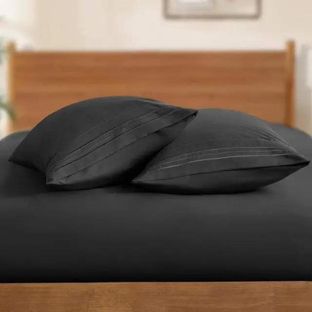 Alt view image 4 of 7 - 2 Pack Microfiber Pillowcases Standard Size Dark Grey Bed Pillow Cases with Envelope Closure, 1800 Thread Count Soft & Shrinkage Resistant Pillow Covers, 20 x 26 Inches