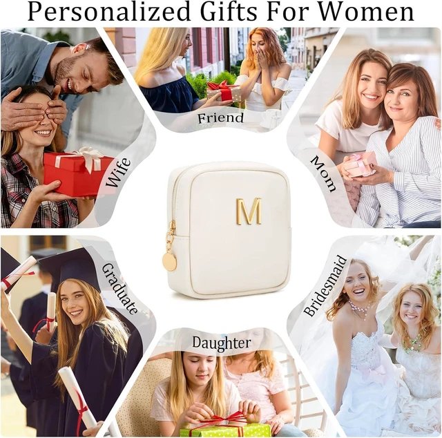 Alt view image 6 of 7 - Initial Mini Makeup Bag Cosmetic Bag for Women