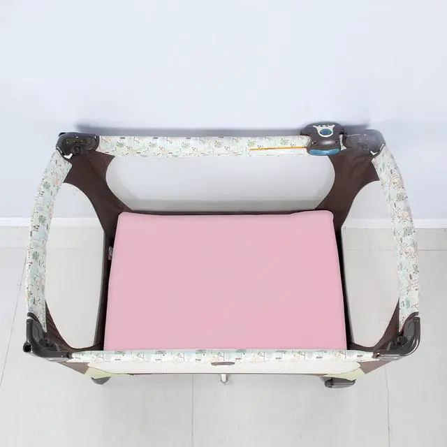 Alt view image 5 of 6 - Pack and Play Sheets Fitted, 2 Pack Fits for Graco Pack n Play Mattress