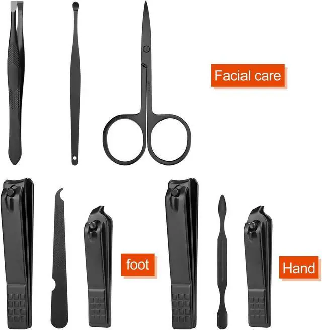 Alt view image 2 of 7 - Manicure Set Professional Nail Clippers Set Manicure Pedicure Kit