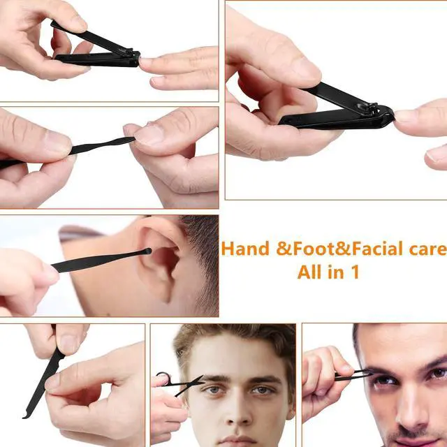 Alt view image 3 of 7 - Manicure Set Professional Nail Clippers Set Manicure Pedicure Kit