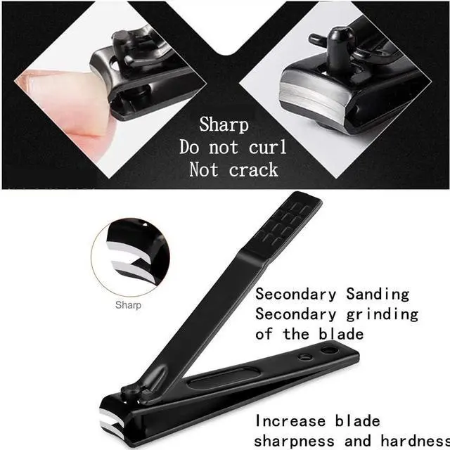Alt view image 7 of 7 - Manicure Set Professional Nail Clippers Set Manicure Pedicure Kit
