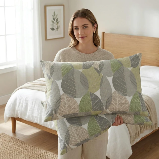 Alt view image 5 of 7 - Standard Pillow Cases Set of 2, Ultra Soft Double Brushed Microfiber Pillowcases with Zipper, Shrinkage and Fade Resistant, 20"x26"
