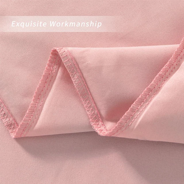 Alt view image 7 of 7 - Ruffle Pillow Case Standard Size Set of 2, Pink, 20"x26"
