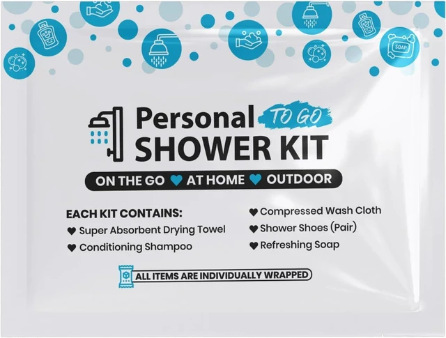 Main image of Compact Personal Shower Kit To-Go Your Hygiene Companion for Travel, Gym, and Outdoor Adventures (1)