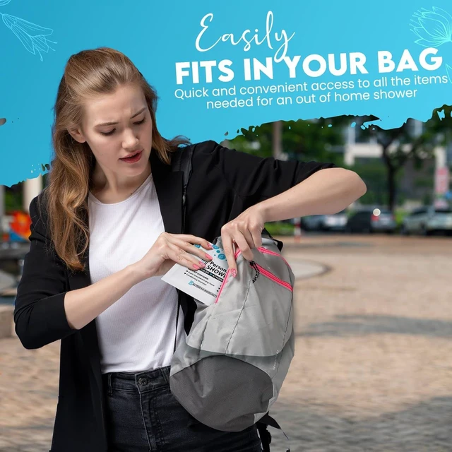 Alt view image 6 of 7 - Compact Personal Shower Kit To-Go Your Hygiene Companion for Travel, Gym, and Outdoor Adventures (1)