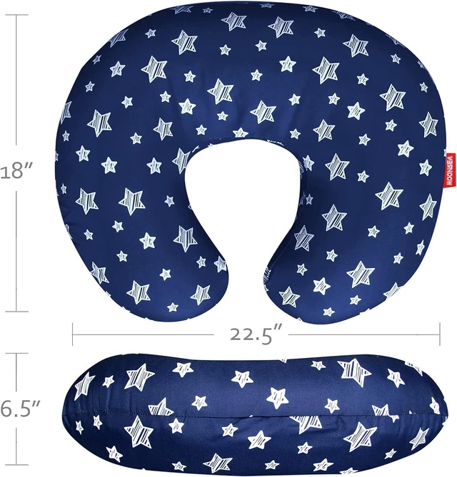 Alt view image 6 of 6 - 2 Pack Nursing Pillow Cover, Snug Fits Boppy Nursing Pillows